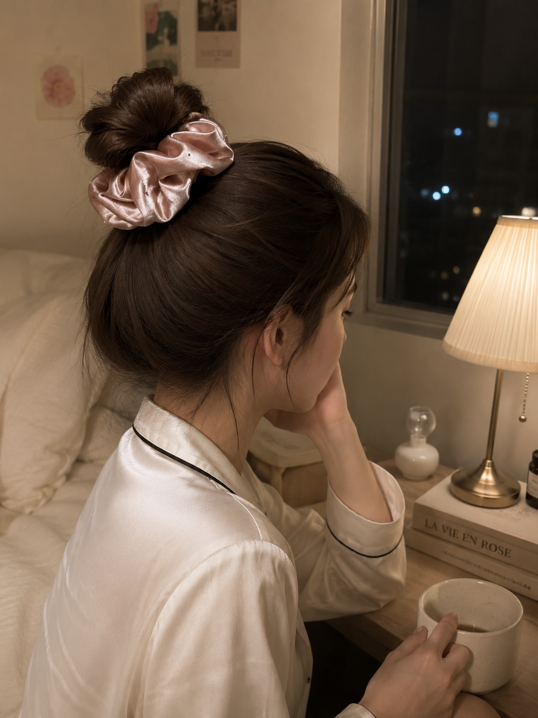 Starlight Satin Scrunchie