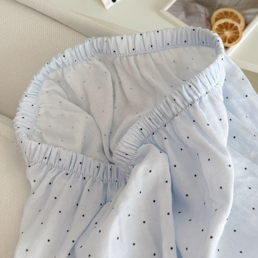 Cloud Dot Cotton Pajama Set ☁️