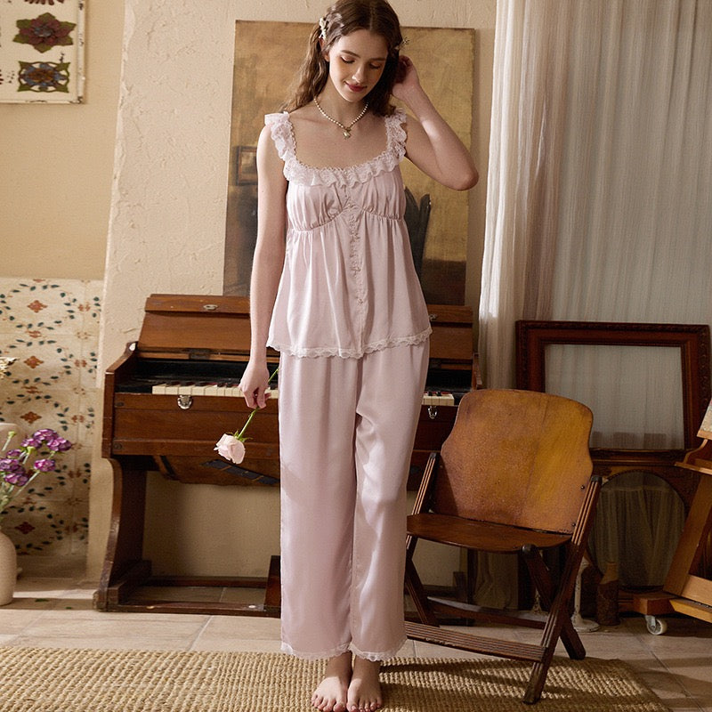 Rosalie Satin Lounge Set